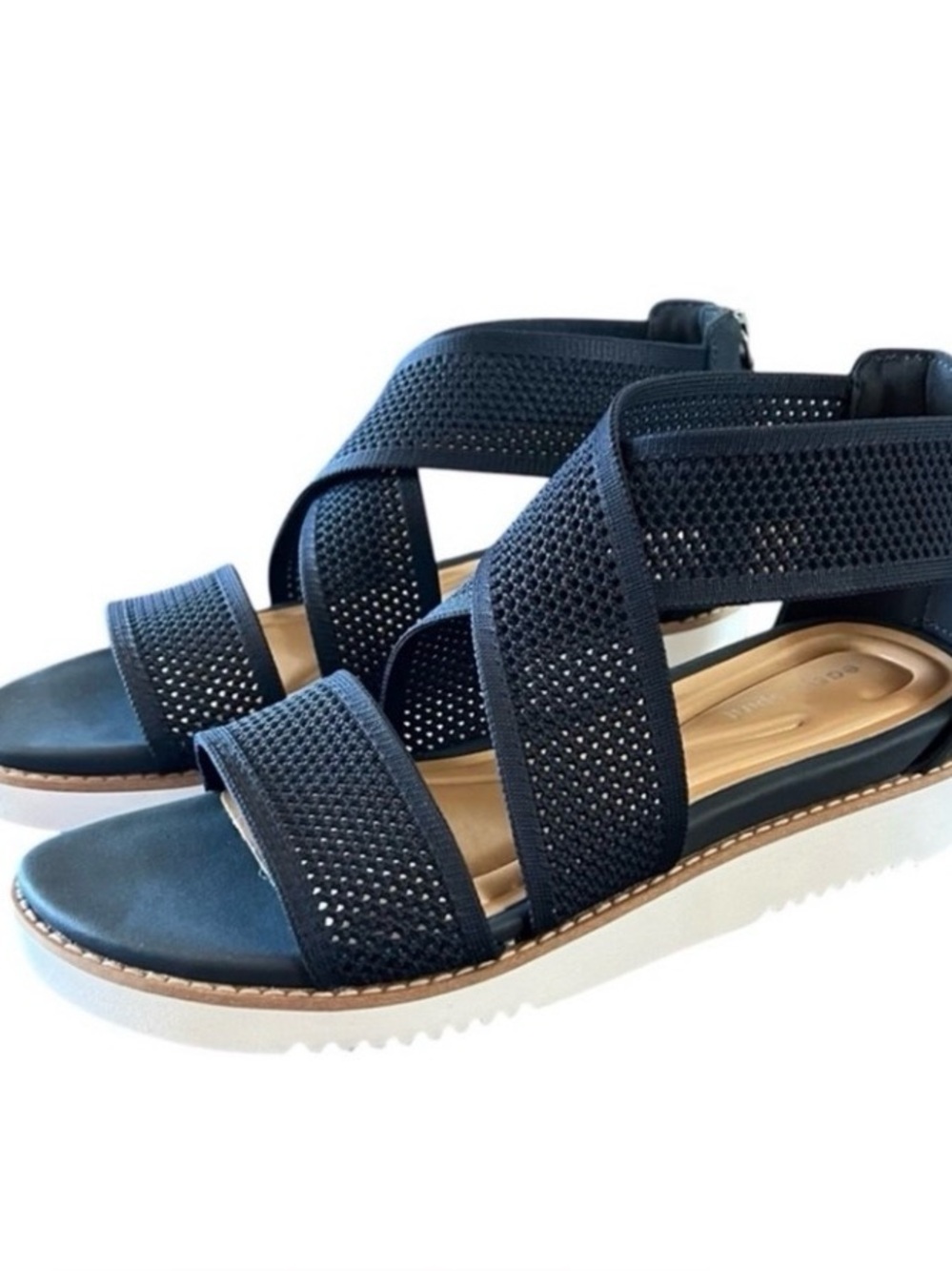 EASY SPIRIT WANDERER 2 DARK BLUE SANDALS SZ 8.5 worn once